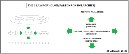 The 3 Laws of Holon-Partons - Velikovsky 2015